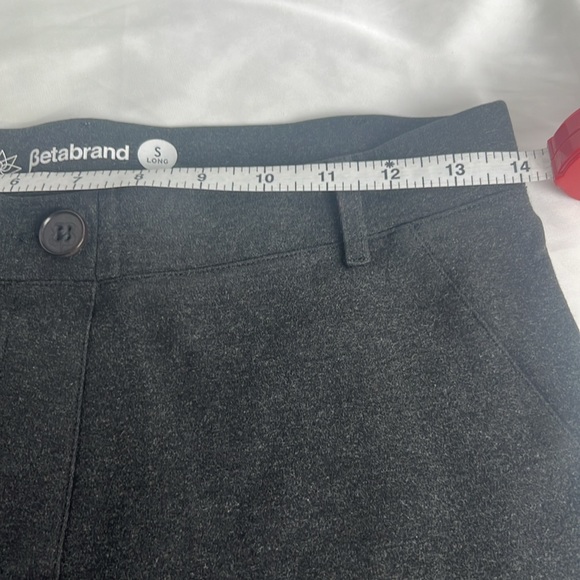 Betabrand Woman’s Black/Gray Stretchy Dress Pants Size‎ Small Long - Picture 5 of 7